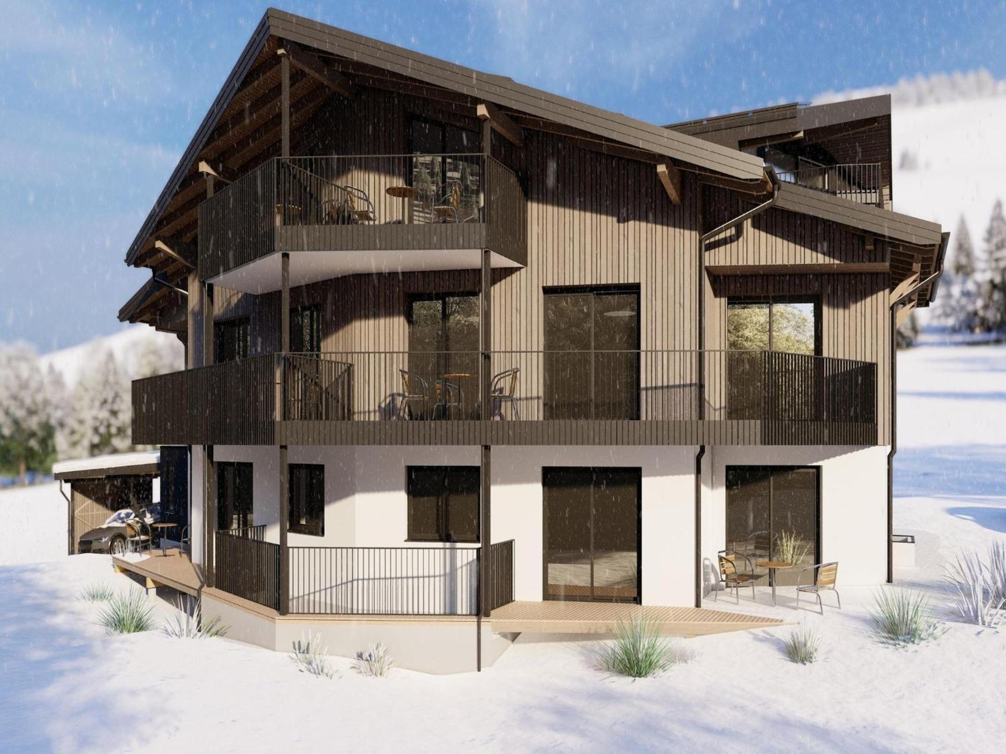 Bergzeit Apartments Right On The Ski Slope ザールバッハ・ヒンターグレム エクステリア 写真