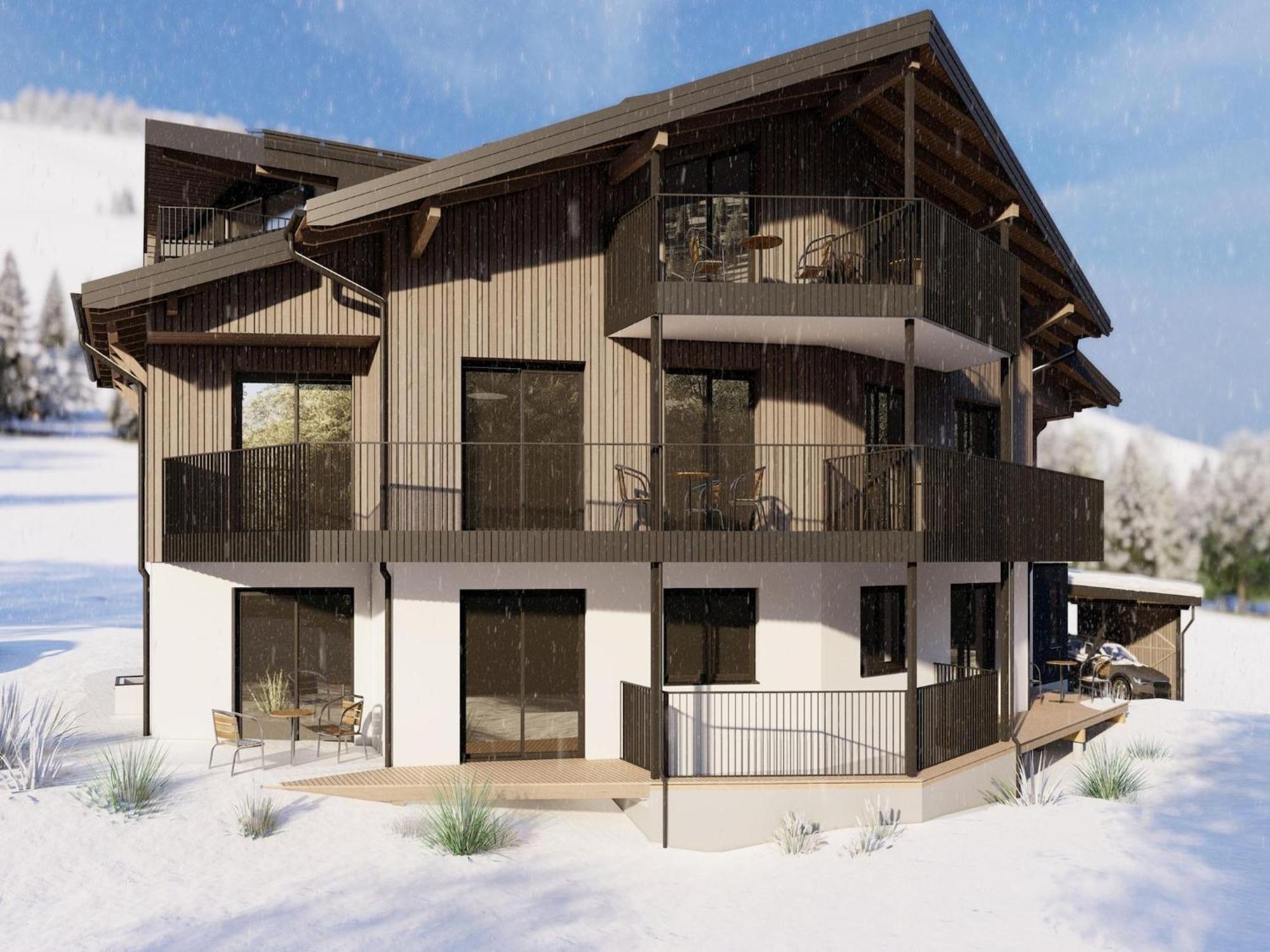 Bergzeit Apartments Right On The Ski Slope ザールバッハ・ヒンターグレム エクステリア 写真