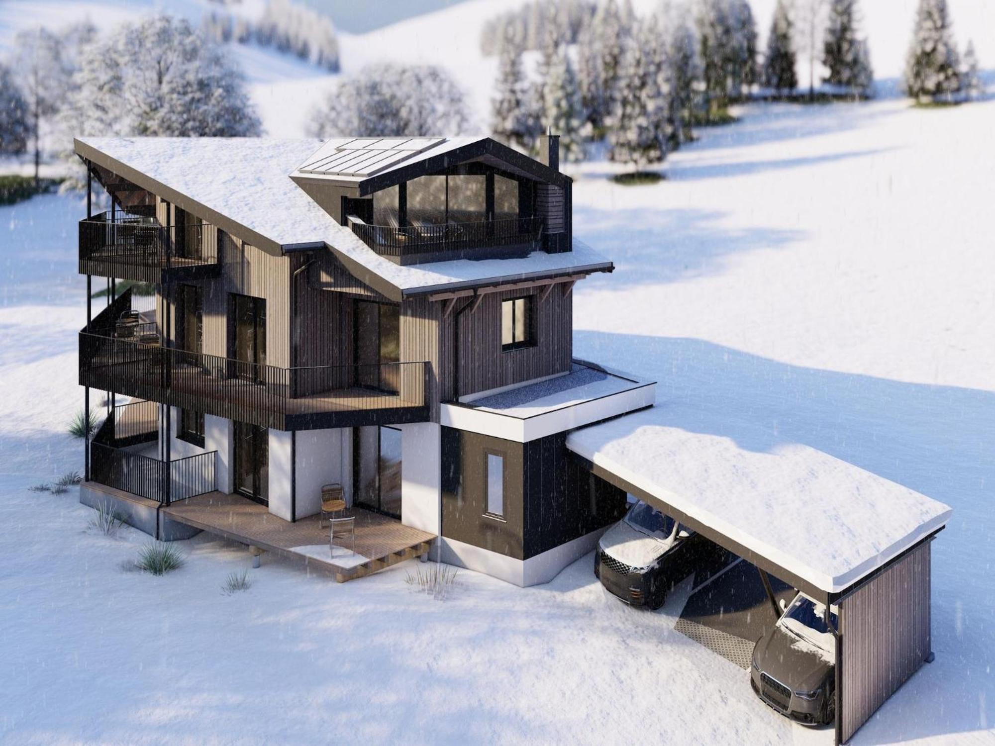Bergzeit Apartments Right On The Ski Slope ザールバッハ・ヒンターグレム エクステリア 写真